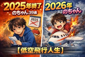 【2025年終了】のちゃんの2025年と2026年のちゃん【低空飛行人生】