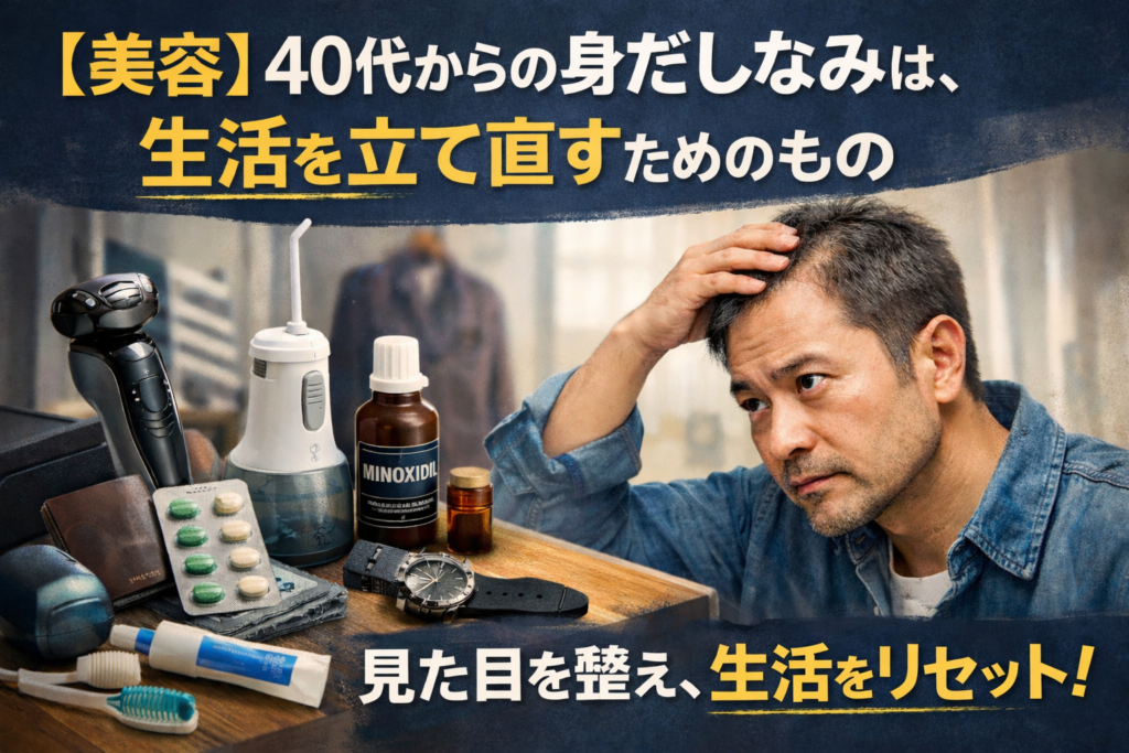 【美容】40代からの身だしなみは、生活を立て直すためのもの